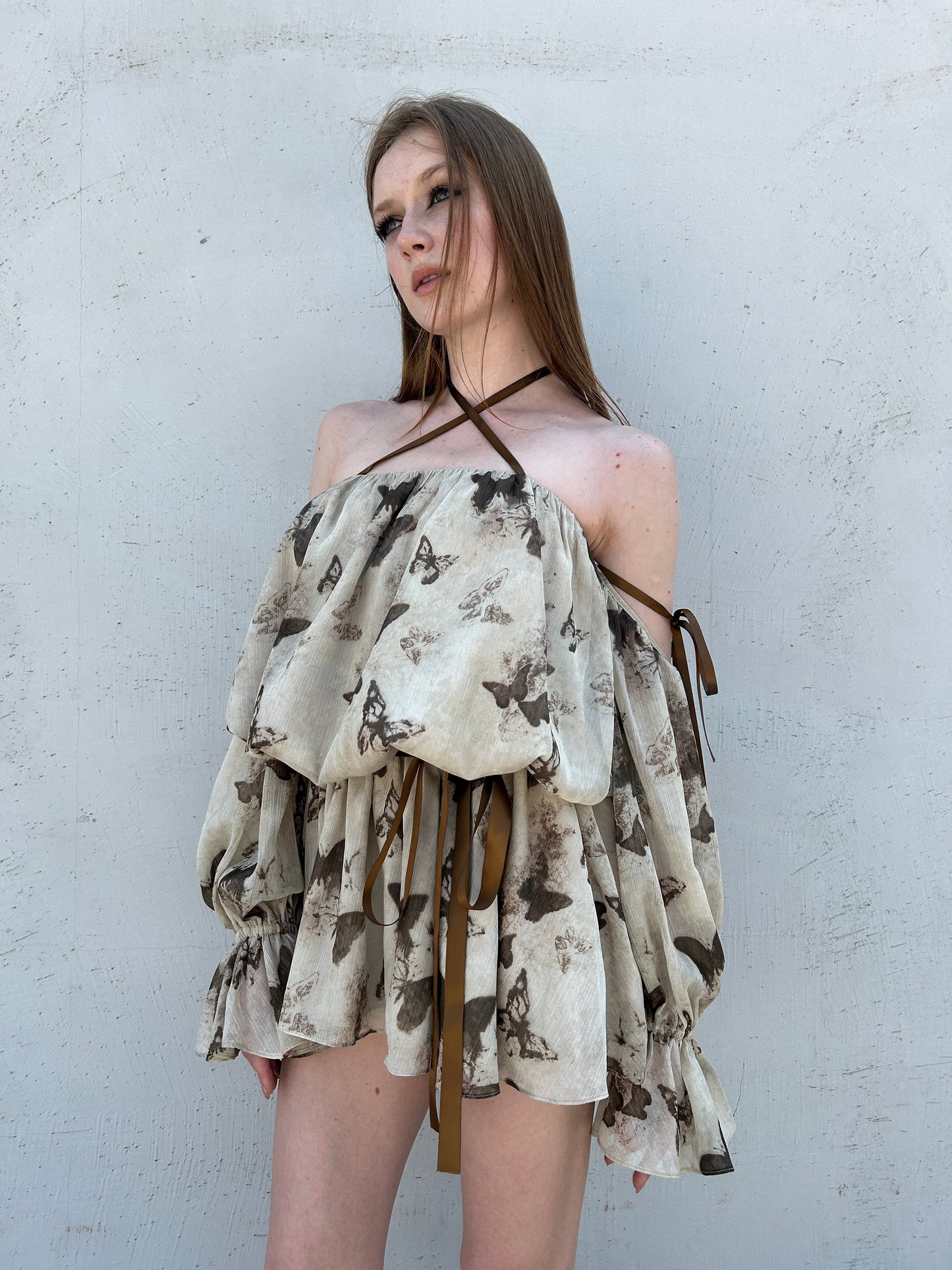 The Lilith Dress - Brown